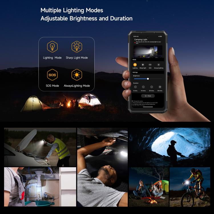 Ulefone Armor 34 Pro，16GB+512GB，夜視，IP68/IP69K三防機  6.95英寸安卓15聯發科天璣7300八核, 網絡：5G, NFC, OTG