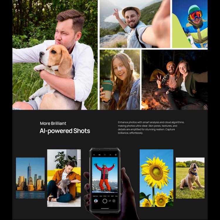 Ulefone Armor 34 Pro，16GB+512GB，夜視，IP68/IP69K三防機  6.95英寸安卓15聯發科天璣7300八核, 網絡：5G, NFC, OTG