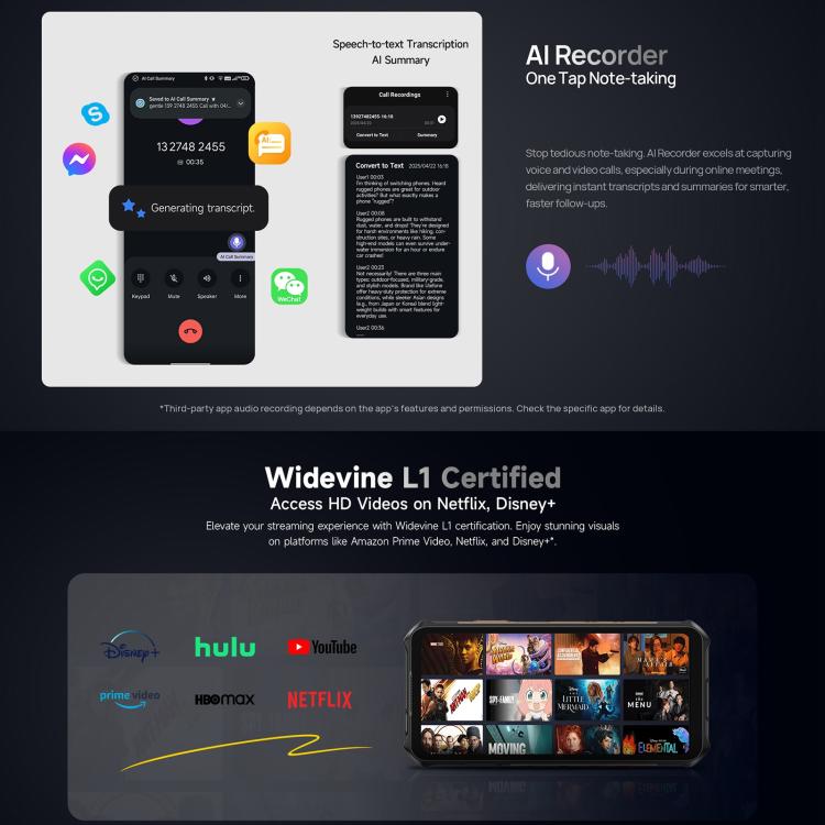 Ulefone Armor X16，6GB+128GB，夜視，IP68/IP69K三防機  6.56英寸安卓15聯發科Helio G91八核, 網絡：4G, NFC, OTG
