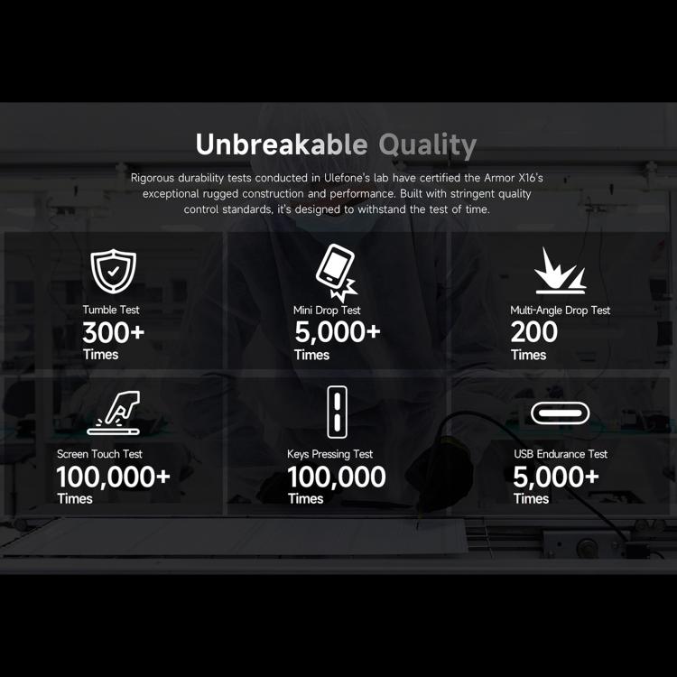 Ulefone Armor X16，6GB+128GB，夜視，IP68/IP69K三防機  6.56英寸安卓15聯發科Helio G91八核, 網絡：4G, NFC, OTG