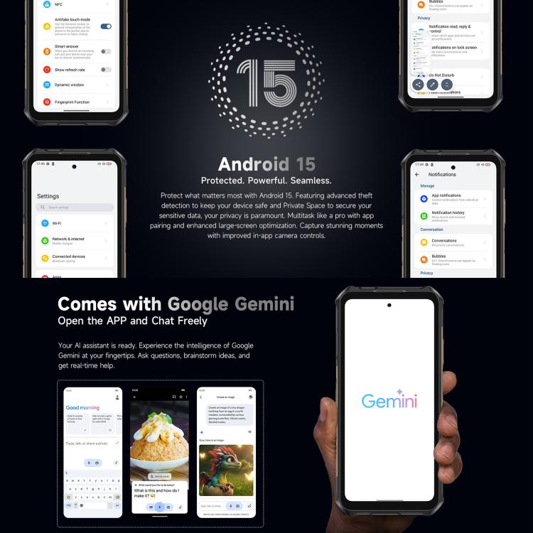 Ulefone Armor X16，6GB+128GB，夜視，IP68/IP69K三防機  6.56英寸安卓15聯發科Helio G91八核, 網絡：4G, NFC, OTG