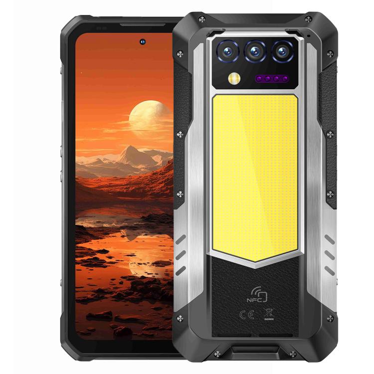 Oukitel WP100 激光測距儀三防機，12GB+512GB，夜視，2億像素，6.8英寸安卓14聯發科天璣7300八核，NFC, OTG, 網絡：5G