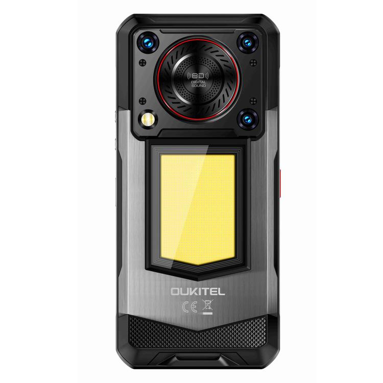 Oukitel WP56三防機，12GB+512GB，1億8百萬像素，6.8英寸安卓15聯發科天璣7050八核，NFC, OTG, 網絡：5G