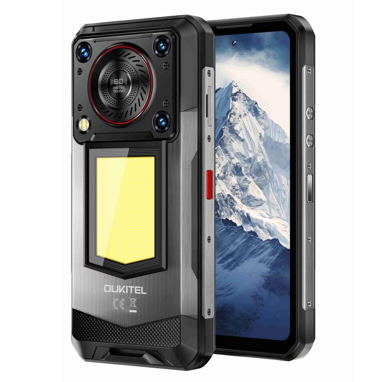 Oukitel WP56三防機，12GB+512GB，1億8百萬像素，6.8英寸安卓15聯發科天璣7050八核，NFC, OTG, 網絡：5G