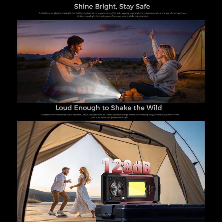 Oukitel WP56三防機，12GB+512GB，1億8百萬像素，6.8英寸安卓15聯發科天璣7050八核，NFC, OTG, 網絡：5G