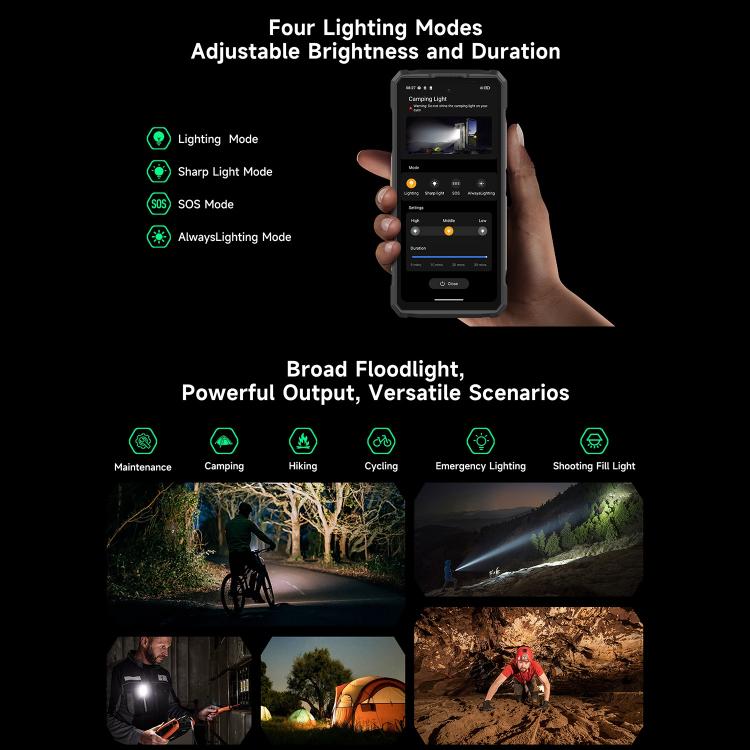 Ulefone Armor 33 IP68/IP69K三防機 12GB+512GB 6.95英寸 安卓15聯發科Helio G100八核，4G網絡 OTG, NFC, LED燈
