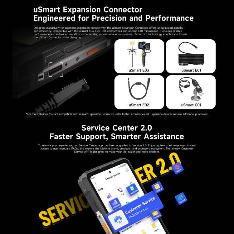Ulefone Armor 33 IP68/IP69K三防機 12GB+512GB 6.95英寸 安卓15聯發科Helio G100八核，4G網絡 OTG, NFC, LED燈
