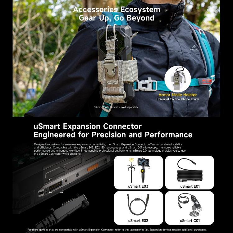 Ulefone Armor 33 Pro IP68/IP69K三防機 16GB+512GB，夜視 6.95英寸+3.4英寸雙屏,  安卓14聯發科天璣7300X八核5G網絡 OTG, NFC