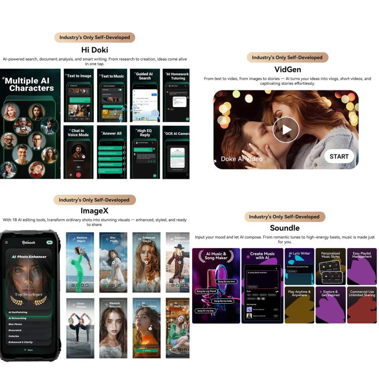 Blackview XPLORE 2  DK095，16GB+1TB，6.73英寸安卓15 MT6897天璣8300八核, 網絡：5G, OTG, NFC