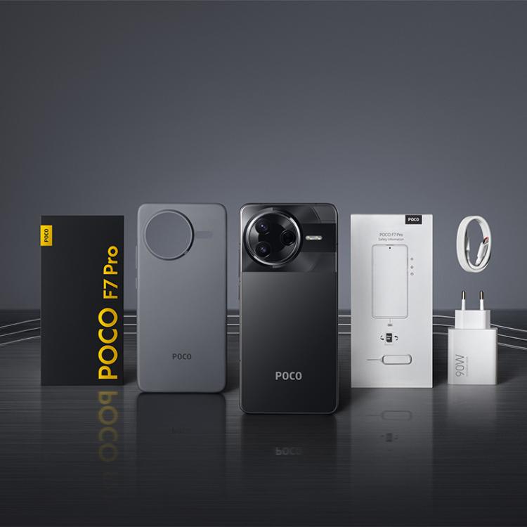 Xiaomi POCO F7 Global國際版，12GB+256GB，屏幕指紋，6.67英寸Xiaomi HyperOS 2 第3代驍龍 8八核，NFC，網絡：5G