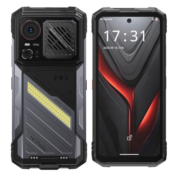 HOTWAV Hyper 8 Pro 三防機，12GB+512GB，6.6英寸安卓15 MT8791天璣7050八核, 網絡：5G, OTG, NFC  , Hyper 8 Pro
