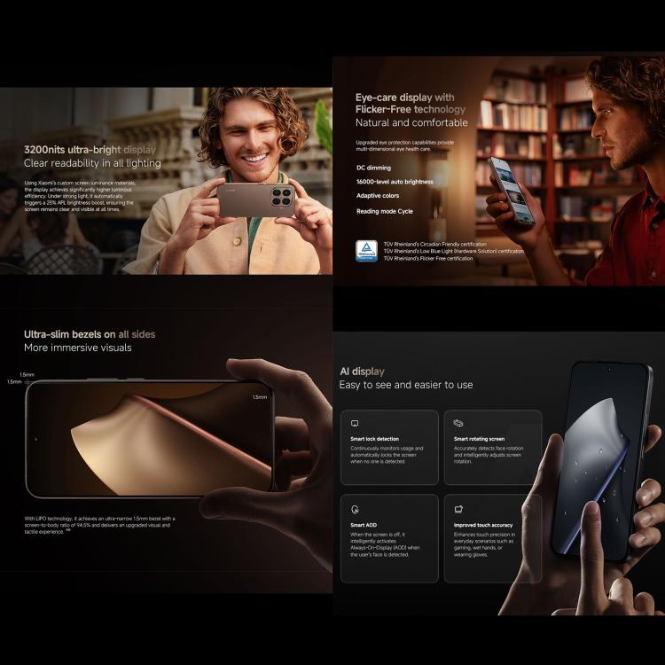 小米Xiaomi 15T Pro國際版，12GB+1TB，屏幕指紋, 6.83英寸Xiaomi HyperOS 2聯發科天璣9400+八核, NFC, 5G網絡