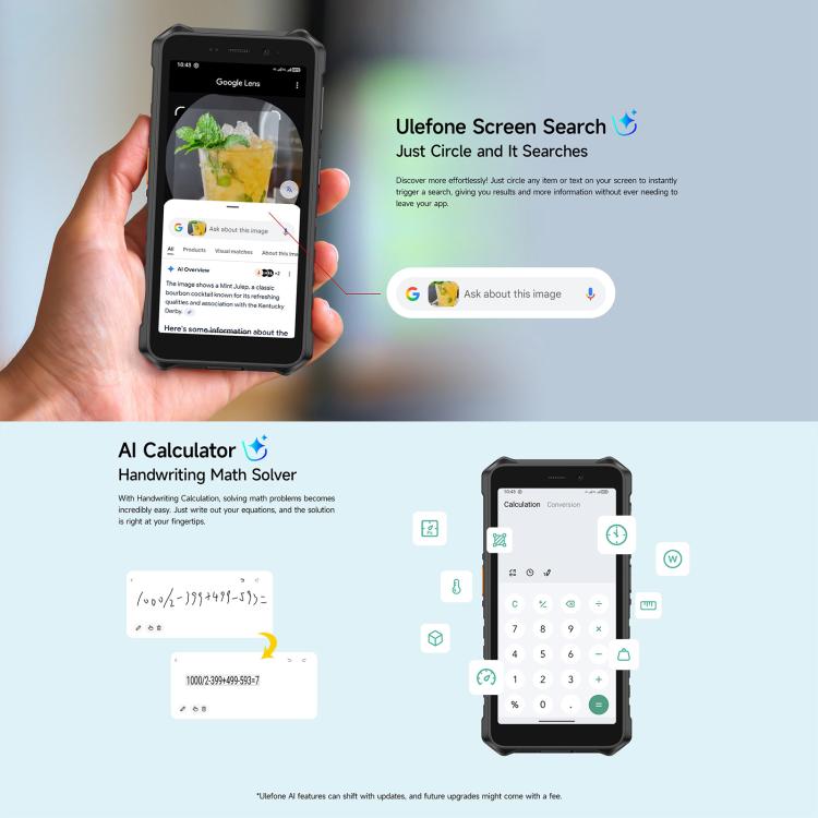Ulefone RugKing 2 Pro，IP68/IP69K三防機  4GB+128GB，5.45英寸安卓15 Unisoc T7250八核, 網絡：4G, NFC, OTG   , RugKing 2 Pro