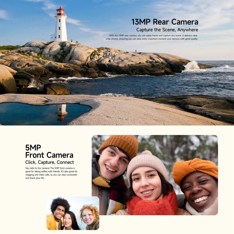 Ulefone RugKing 2 Pro，IP68/IP69K三防機  4GB+128GB，5.45英寸安卓15 Unisoc T7250八核, 網絡：4G, NFC, OTG   , RugKing 2 Pro