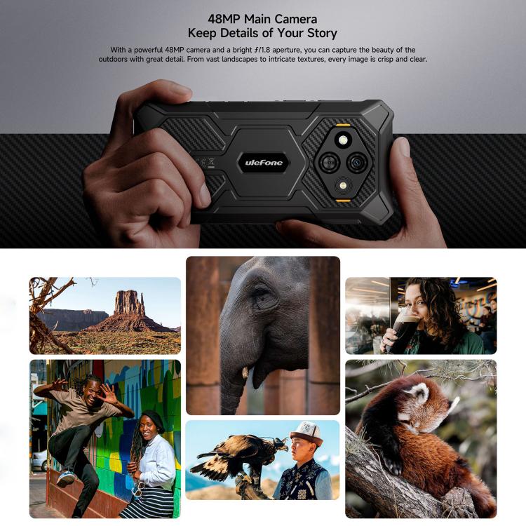 Ulefone RugKing 3 Pro，IP68/IP69K三防機  8GB+128GB，6.56英寸安卓15 Unisoc T7250八核, 網絡：4G, NFC, OTG  , RugKing 3 Pro