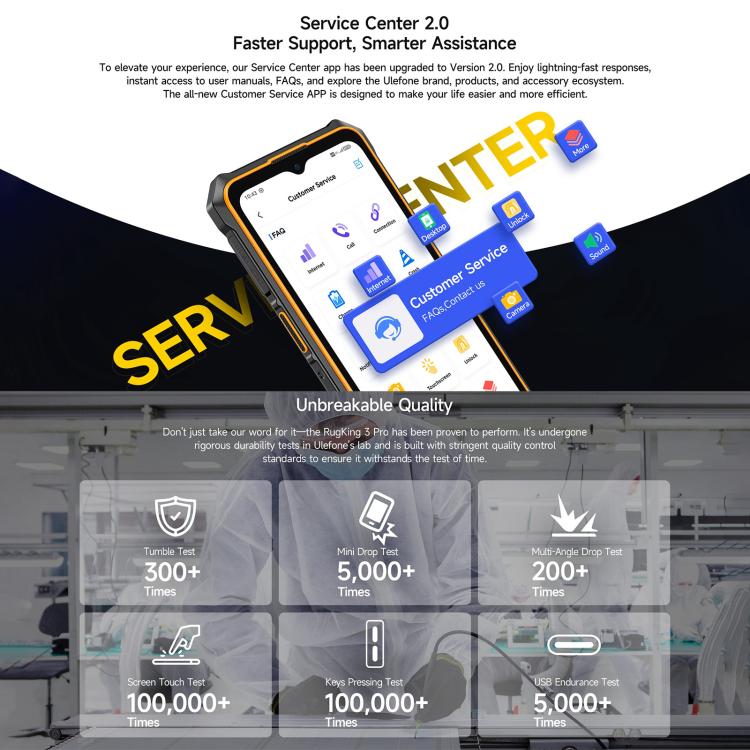 Ulefone RugKing 3 Pro，IP68/IP69K三防機  8GB+128GB，6.56英寸安卓15 Unisoc T7250八核, 網絡：4G, NFC, OTG  , RugKing 3 Pro