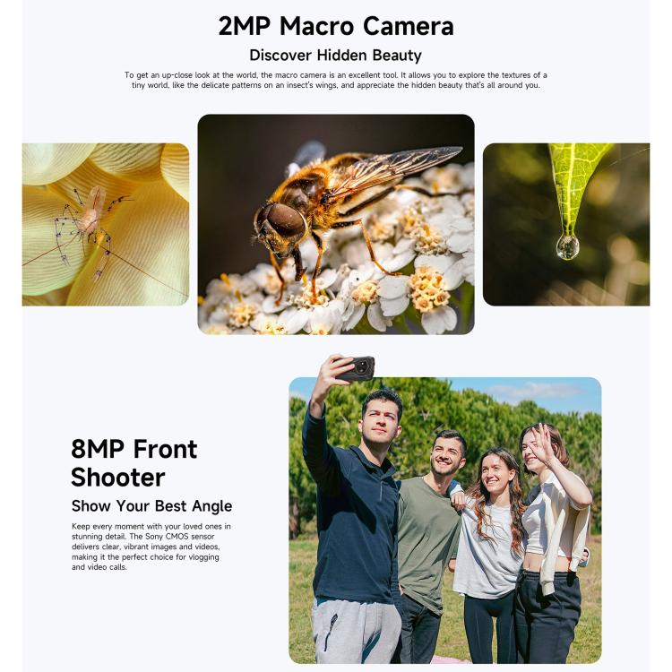 Ulefone RugKing 4 Pro，IP68/IP69K三防機，8GB+256GB，6.56英寸安卓15 Unisoc T7250八核, 網絡：4G, NFC, OTG  , RugKing 4 Pro