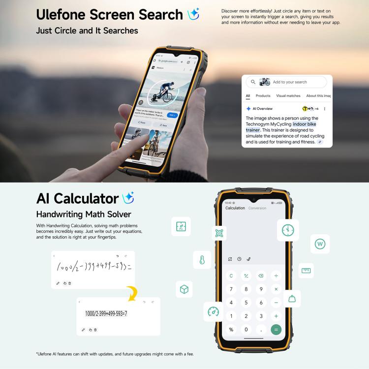 Ulefone RugKing 4 Pro，IP68/IP69K三防機，8GB+256GB，6.56英寸安卓15 Unisoc T7250八核, 網絡：4G, NFC, OTG  , RugKing 4 Pro