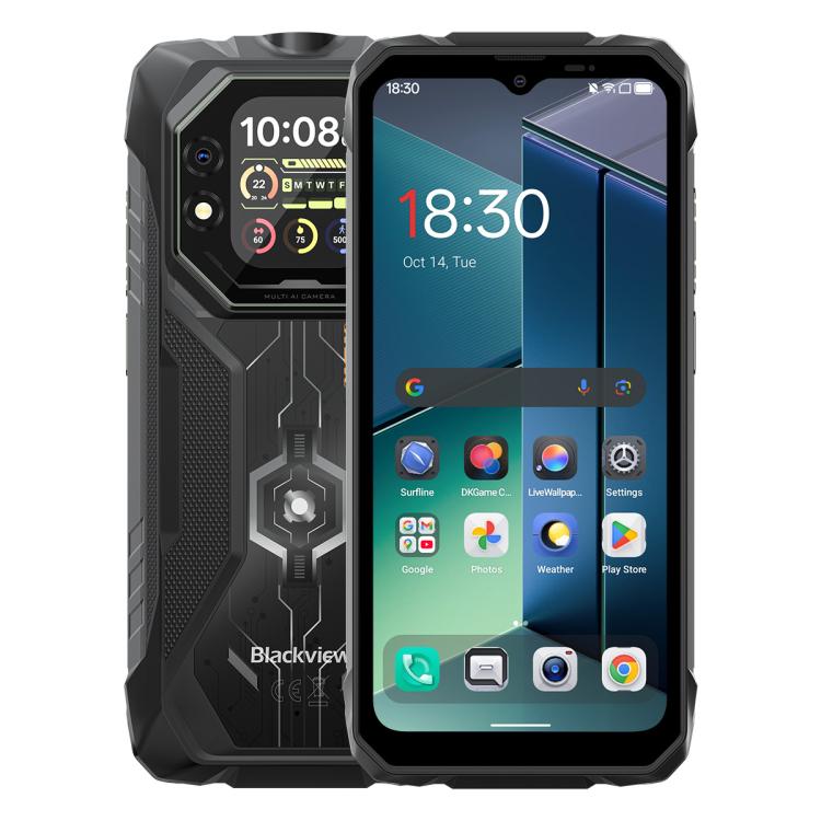 Blackview ROCK 1三防手機，8GB+256GB，6.56英寸安卓16 MT6769V/CB Helio G81八核, 網絡：4G, OTG, NFC  , ROCK 1 8GB+256GB
