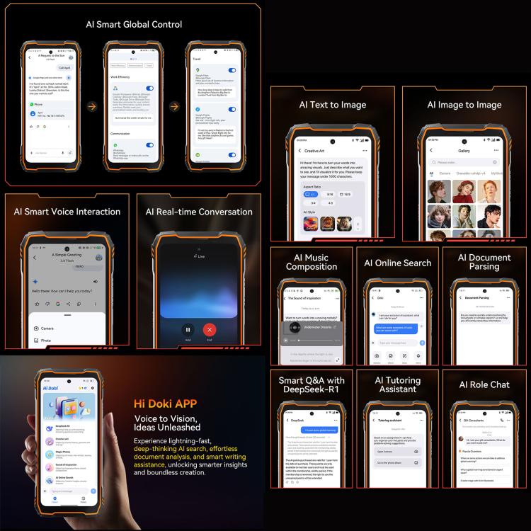 Blackview XPLORE 1 對講機三防手機，12GB+256GB，6.78英寸安卓15 MT8791V/HZA天璣7050八核, 網絡：5G, OTG, NFC  , XPLORE 1 Walkie Talkie 12GB+256GB