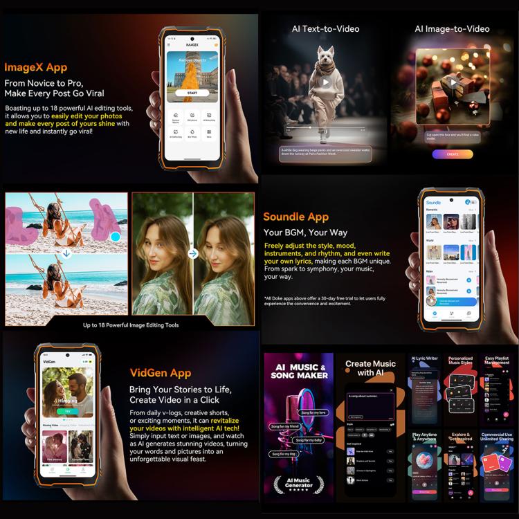 Blackview XPLORE 1 對講機三防手機，12GB+256GB，6.78英寸安卓15 MT8791V/HZA天璣7050八核, 網絡：5G, OTG, NFC  , XPLORE 1 Walkie Talkie 12GB+256GB