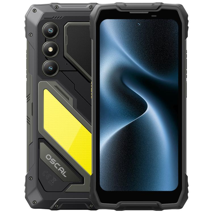 Blackview Oscal Pilot 5 5G三防機，8GB+256GB，6.67英寸安卓16 UMS9620 T8100八核, 網絡：5G, OTG, NFC