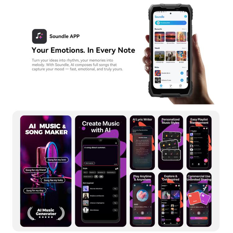 Blackview Oscal Pilot 5 5G三防機，8GB+256GB，6.67英寸安卓16 UMS9620 T8100八核, 網絡：5G, OTG, NFC