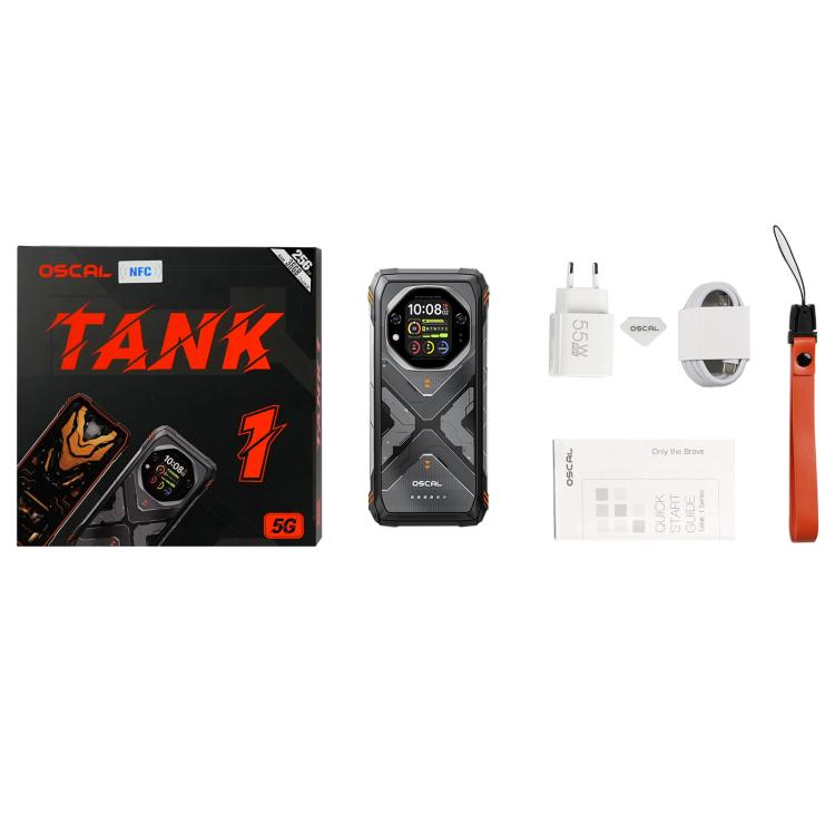 Blackview Oscal TANK 1，12GB+256GB，6.78英寸安卓15 聯發科天璣 7050八核, 網絡：5G OTG, NFC  , 12GB+256GB