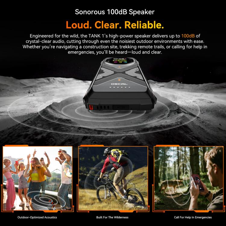 Blackview Oscal TANK 1，12GB+256GB，6.78英寸安卓15 聯發科天璣 7050八核, 網絡：5G OTG, NFC  , 12GB+256GB