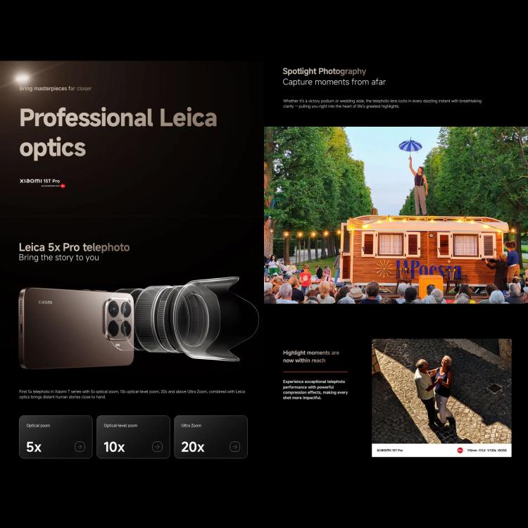 小米Xiaomi 15T Pro國際版，12GB+512GB，屏幕指紋, 6.83英寸Xiaomi HyperOS 2聯發科天璣9400+八核, NFC, 5G網絡