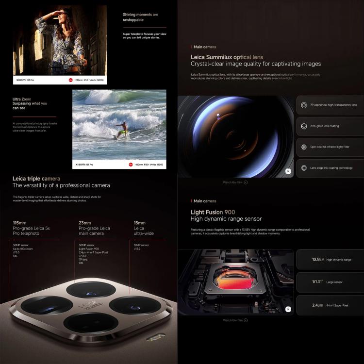 小米Xiaomi 15T Pro國際版，12GB+512GB，屏幕指紋, 6.83英寸Xiaomi HyperOS 2聯發科天璣9400+八核, NFC, 5G網絡