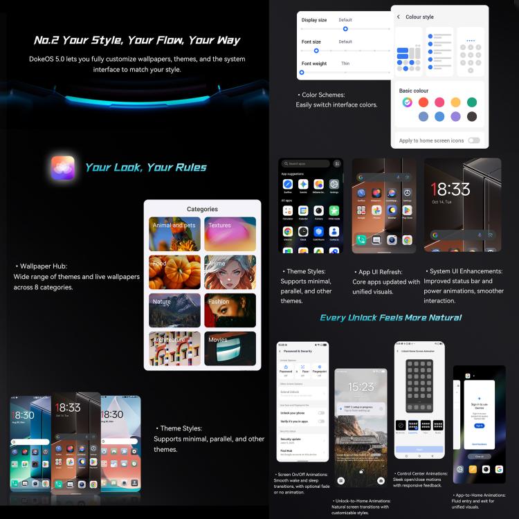 Blackview FORT 2 DK108，8GB+128GB，6.56英寸安卓15聯發科 MT6769V/CB Helio G81八核, 網絡：4G, OTG, NFC  , 8GB+128GB
