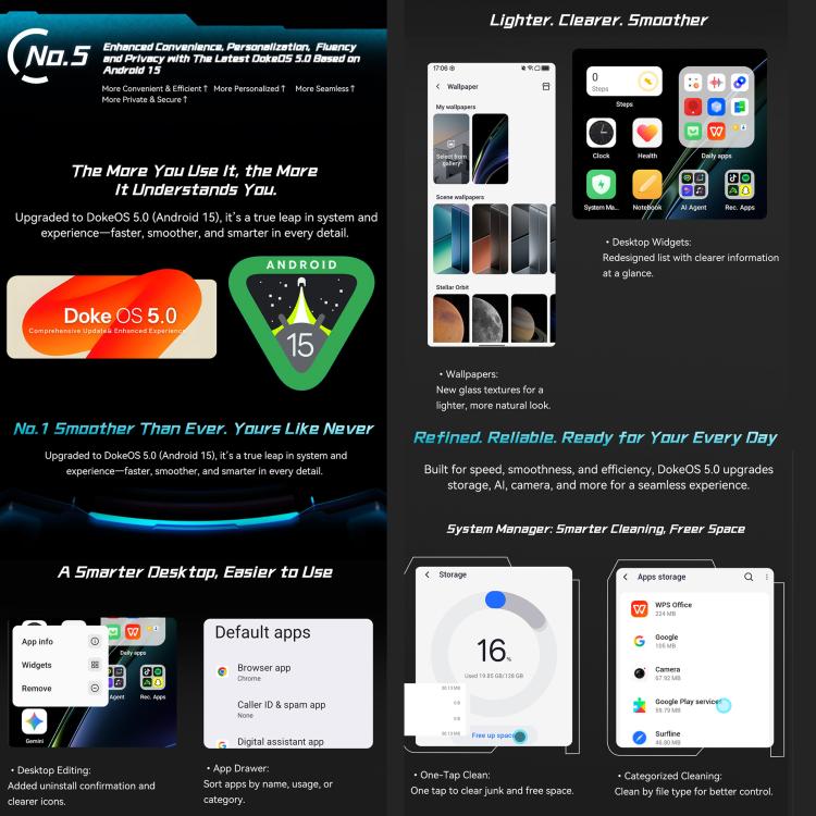 Blackview FORT 2 DK108，8GB+256GB，6.56英寸安卓15聯發科 MT6769V/CB Helio G81八核, 網絡：4G, OTG, NFC  , 8GB+256GB
