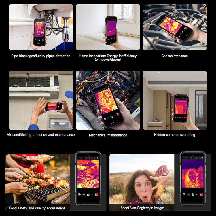 Ulefone Armor 27T+三防機, 12GB+256GB, 熱像儀夜視，6.78英寸安卓14 MediaTek Helio G99八核, 網絡：4G, NFC, OTG  , Armor 27T+