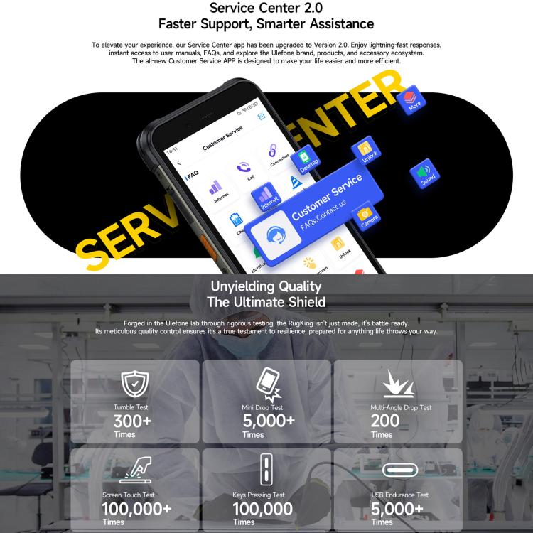 Ulefone RugKing ，IP68/IP69K三防機  8GB+128GB，5.99英寸安卓15 Unisoc T7255八核, 網絡：4G, NFC, OTG  , RugKing, 8GB+128GB