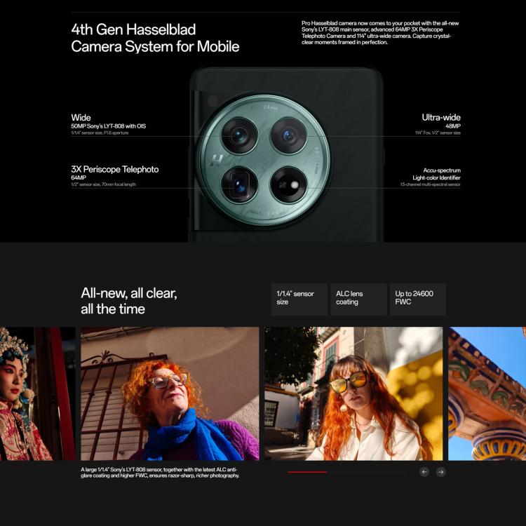 一加 12 5G 歐版EU With Charger, 12GB+256GB 屏幕指紋識別, 6.82英寸ColorOS 14.0安卓14高通驍龍8第3代八核, NFC, 5G網絡