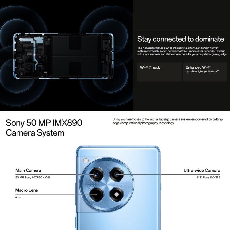 一加 12R 5G國際版, 16GB+256GB 屏幕指紋識別, 6.78英寸ColorOS 14.0安卓14高通驍龍8第2代八核, NFC, 5G網絡