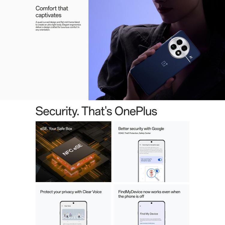 一加 13 5G國際版, 16GB+512GB 屏幕指紋識別, 6.82英寸ColorOS 14.0安卓15高通驍龍8至尊版八核, NFC, 5G網絡