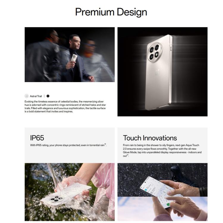 一加 13R 5G國際版, 12GB+256GB 屏幕指紋, 6.78英寸ColorOS 15.0安卓15高通驍龍8第3代八核, NFC, 5G網絡