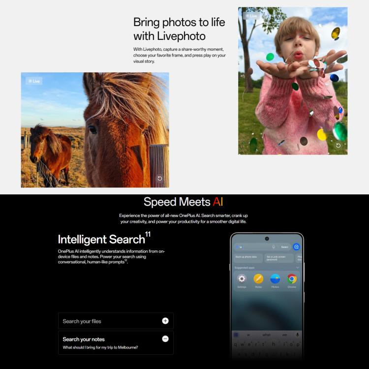 一加 13R 5G國際版, 12GB+256GB 屏幕指紋, 6.78英寸ColorOS 15.0安卓15高通驍龍8第3代八核, NFC, 5G網絡
