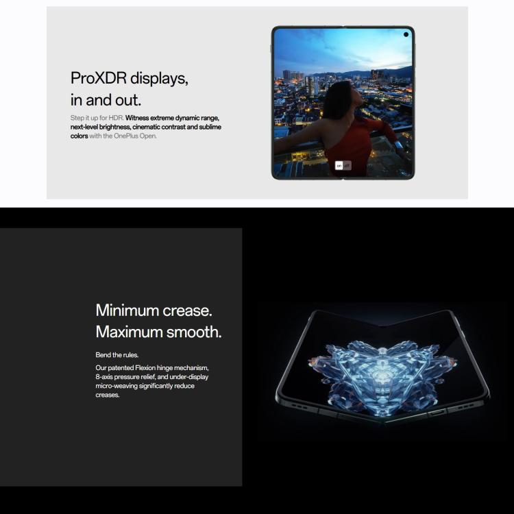 一加Open 5G 歐版, 16GB+512GB 側鍵指紋, 7.82英寸+ 6.31英寸ColorOS 13.2安卓13高通驍龍8 Gen 2八核, NFC, 5G網絡