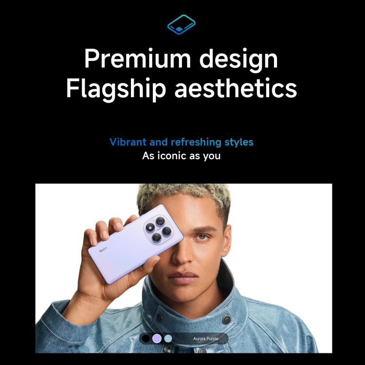 小米Redmi Note 14 Pro 4G  國際版，12GB+256GB，屏幕指紋，6.67英寸Xiaomi HyperOS Helio G100-Ultra八核, NFC, 4G網絡
