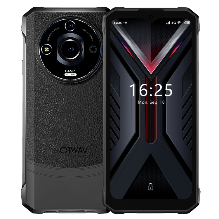 HOTWAV T7 三防機，6GB+256GB，6.6英寸安卓13 MT8788八核, 網絡：4G, OTG