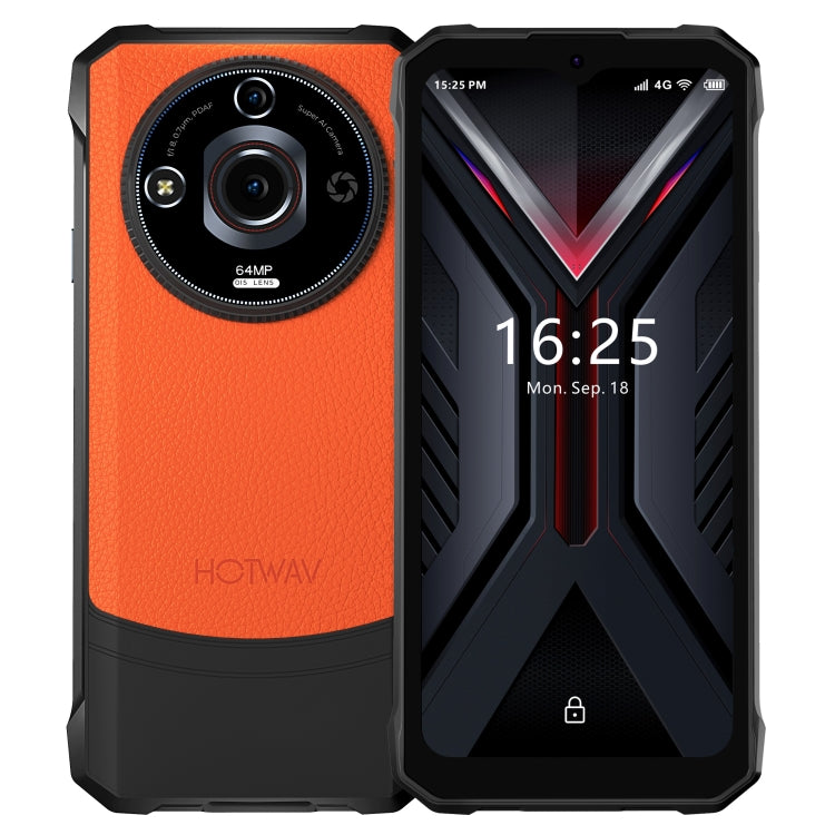 HOTWAV T7 三防機，6GB+256GB，6.6英寸安卓13 MT8788八核, 網絡：4G, OTG