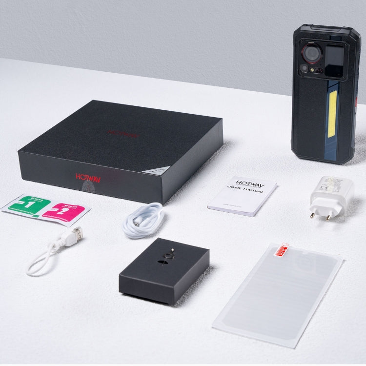 HOTWAV Hyper 7 Pro三防機，16GB+256GB，6.6英寸安卓14 天璣7050 5G八核, 網絡：5G, OTG, NFC