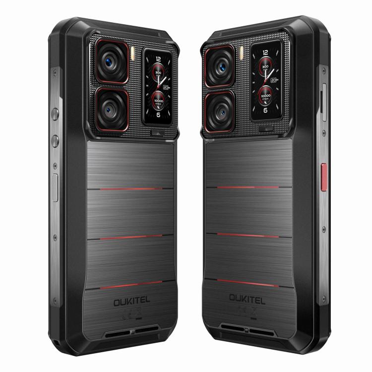 Oukitel WP300三防機帶手錶，12GB+512GB，6.8英寸安卓15聯發科天璣7050八核，NFC, OTG, 網絡：5G