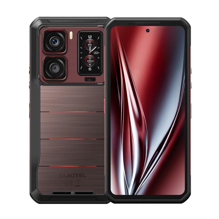 Oukitel WP300三防機帶手錶，12GB+512GB，6.8英寸安卓15聯發科天璣7050八核，NFC, OTG, 網絡：5G