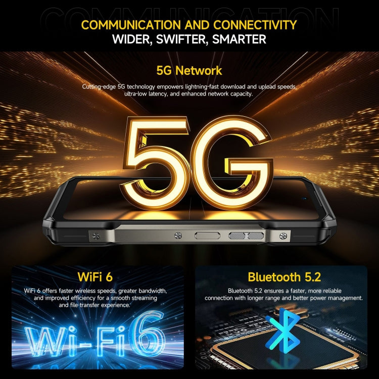 Ulefone Armor 27 Pro三防機, 12GB+256GB, 夜視，6.78英寸安卓14 天璣6300八核, 網絡：5G, NFC