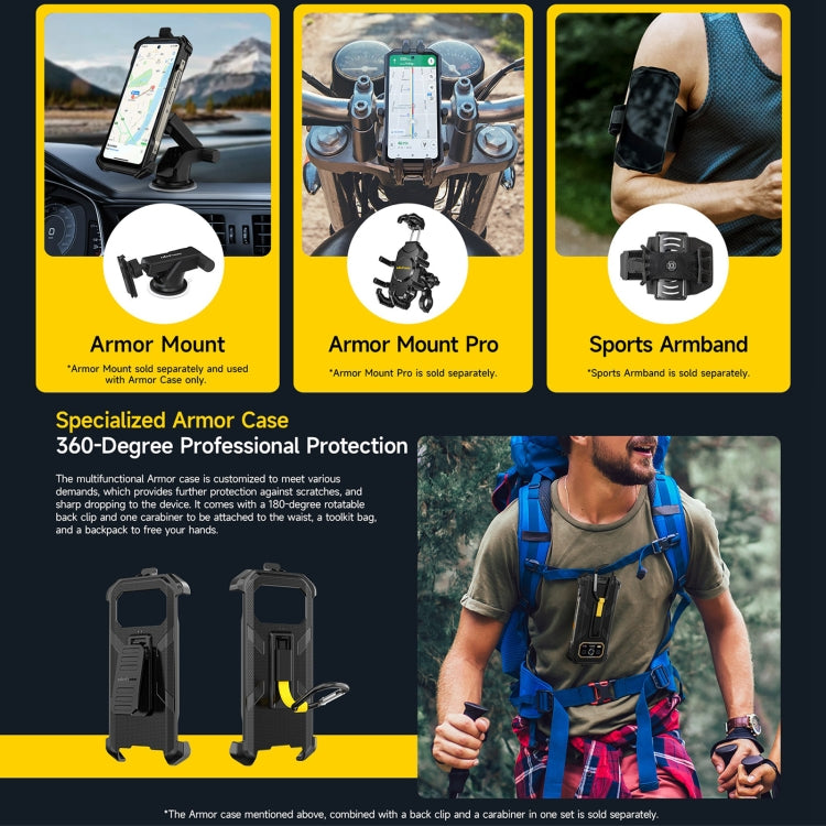 Ulefone Armor 27 Pro三防機, 12GB+256GB, 夜視，6.78英寸安卓14 天璣6300八核, 網絡：5G, NFC