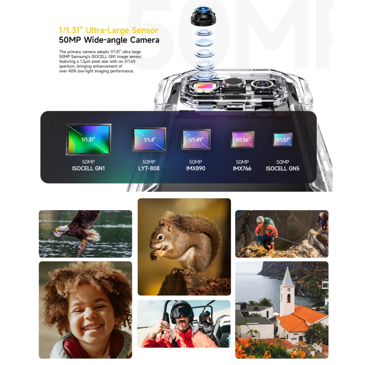 Ulefone Armor 27T Pro三防機, 12GB+256GB, 熱成像，夜視，6.78英寸安卓14 天璣6300八核, 網絡：5G, NFC